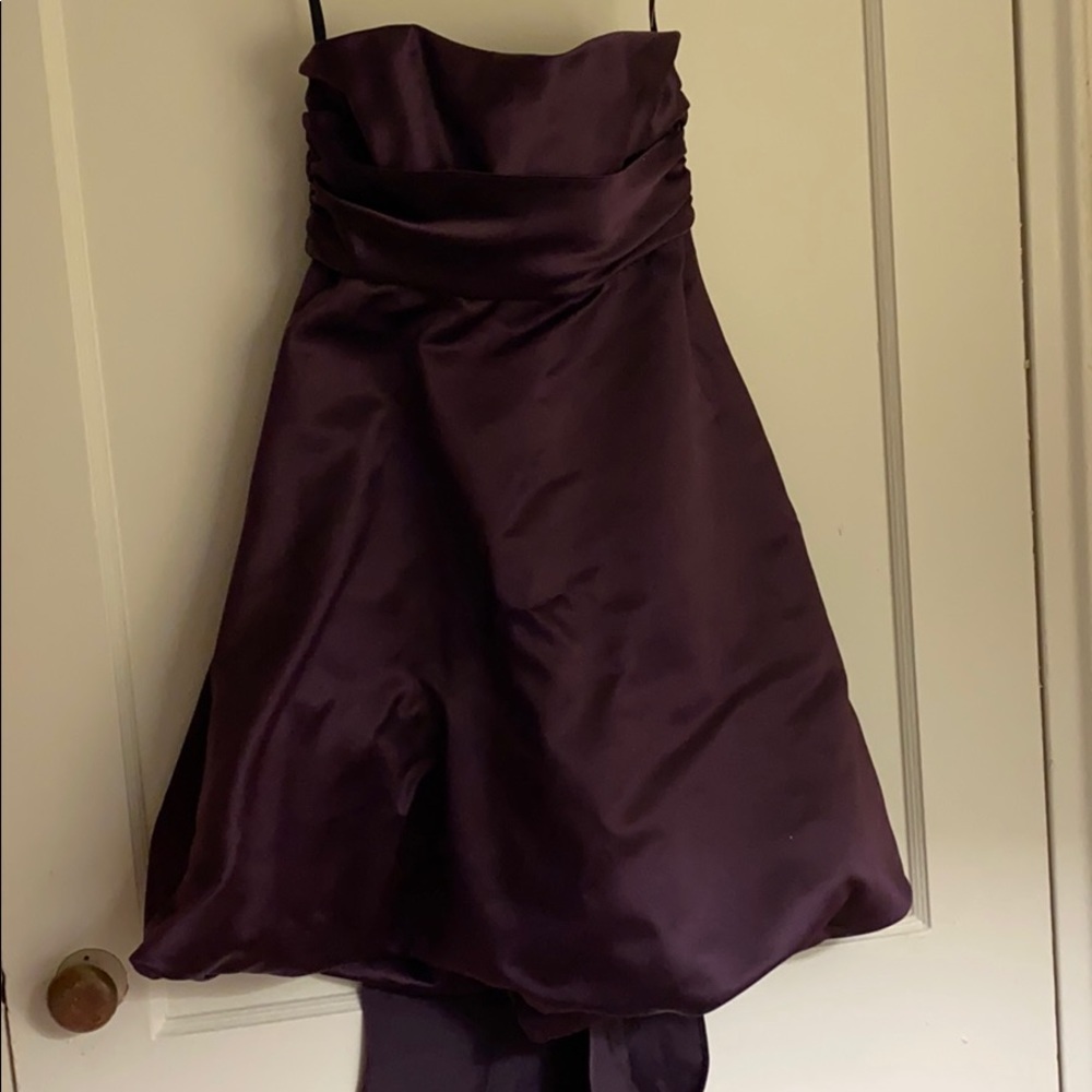 Rk bridal Jim Hjelm occasions plum dress
